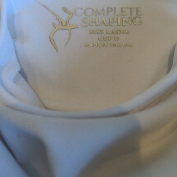 Mastectomy Camisole with Integrated Prosthetics, Large w D Cup, New, White, NWT - Picture 6 of 7